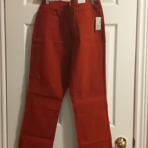 Red dress pants